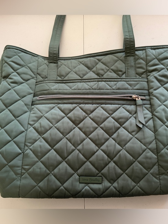 Vera Bradley Handbags - Vera Bradley Quilted Sage Green Tote